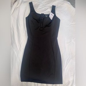 BLACK WINDSOR DRESS